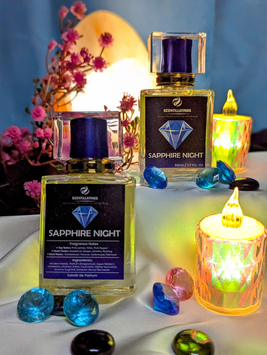 SAPPHIRE NIGHT – The Elegance of Midnight Mystique