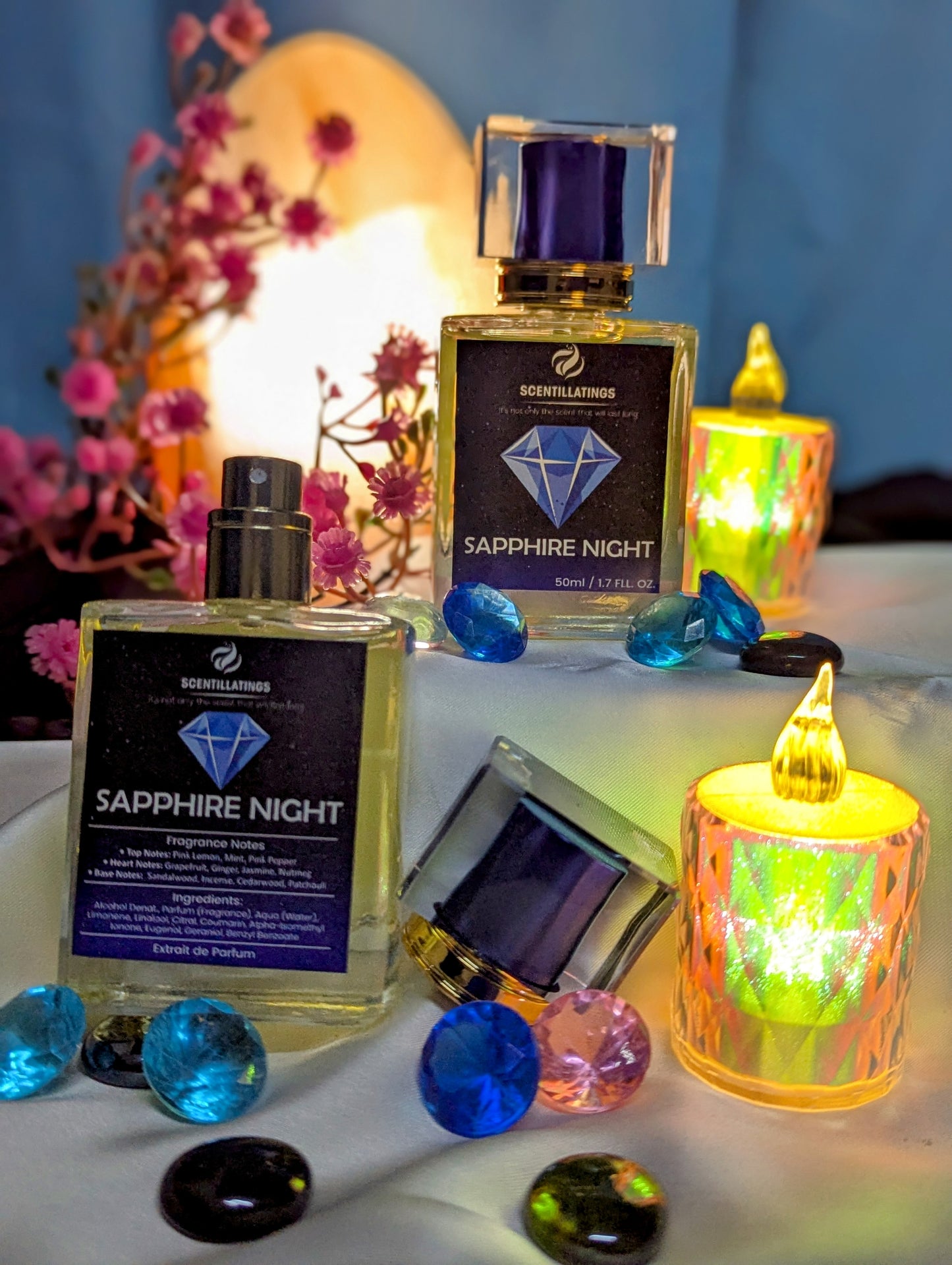 SAPPHIRE NIGHT – The Elegance of Midnight Mystique